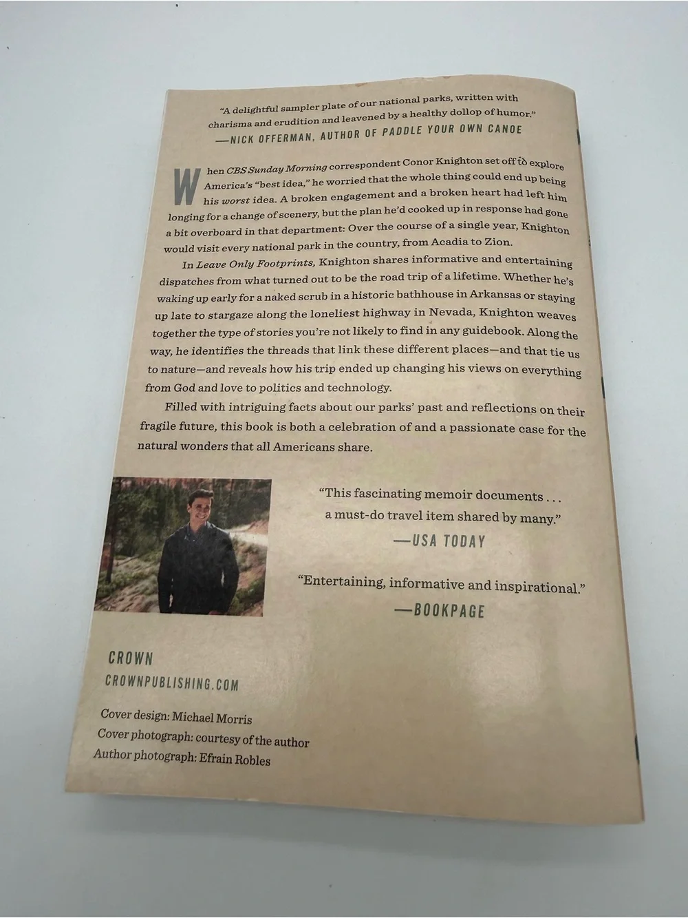 Leave Only Footprints Conor Knighton Paperback Univ of Mississippi Special Ed
